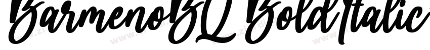 BarmenoBQ BoldItalic字体转换
